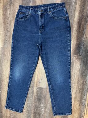 Plus Size Women’s Vintage Style High Rise Denim Riders Blue Jeans Size 12